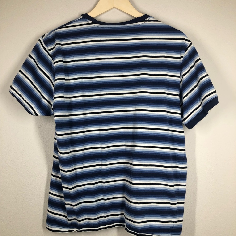 HUF Worldwide Striped Short Sleeve T-Shirt Medium - Picture 7 of 7